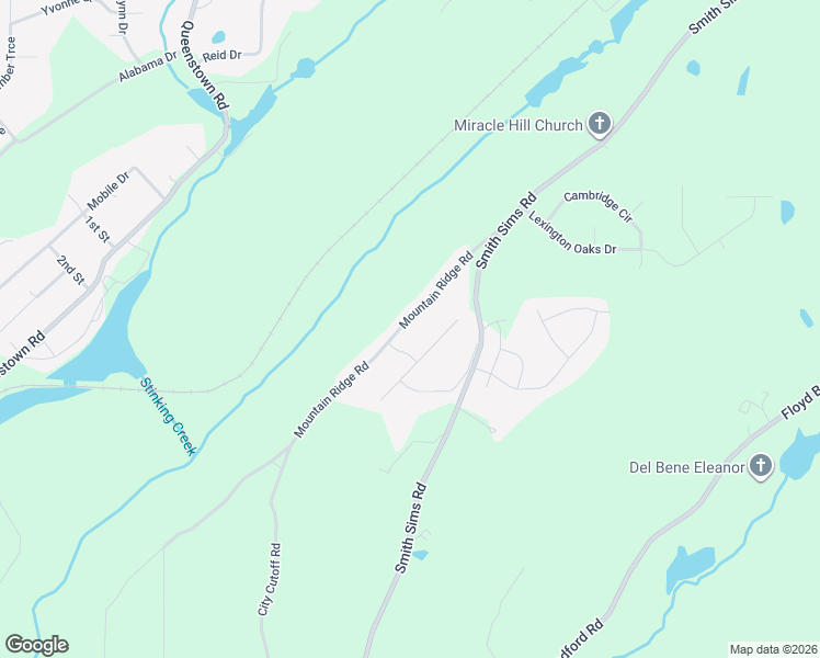 map of restaurants, bars, coffee shops, grocery stores, and more near 6437 Mountain Ridge Road in Trussville