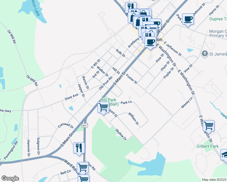 map of restaurants, bars, coffee shops, grocery stores, and more near 662 Walton Street in Madison