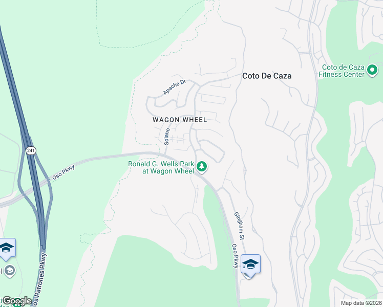 map of restaurants, bars, coffee shops, grocery stores, and more near 82 Mesquite in Trabuco Canyon