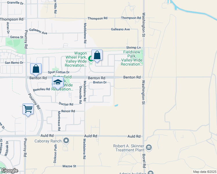 map of restaurants, bars, coffee shops, grocery stores, and more near 36570 Fontaine Street in Winchester