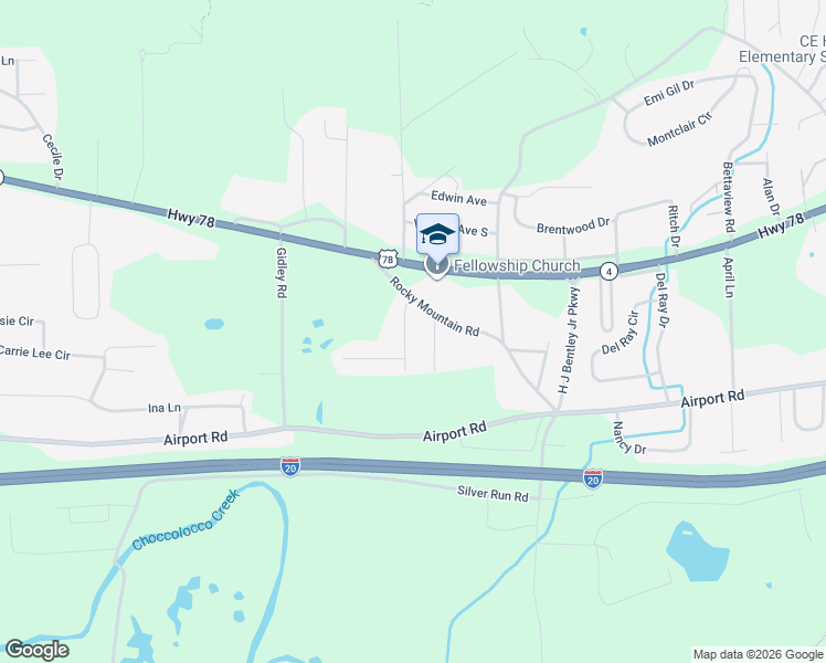 map of restaurants, bars, coffee shops, grocery stores, and more near 81 Gwendale Lane in Oxford