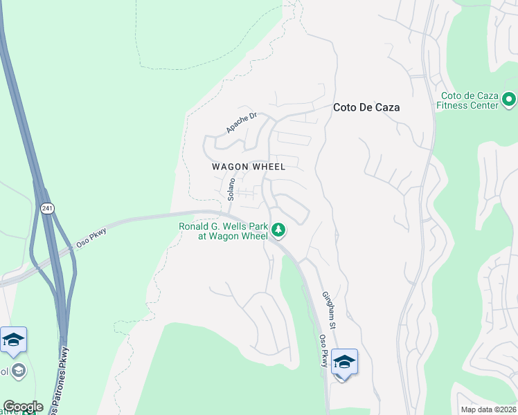 map of restaurants, bars, coffee shops, grocery stores, and more near 98 Mesquite in Trabuco Canyon