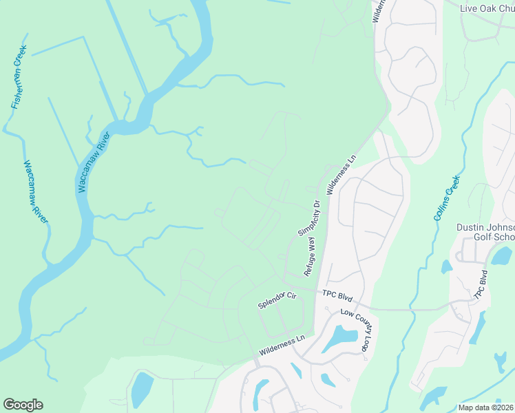 map of restaurants, bars, coffee shops, grocery stores, and more near 2084 Silver Island Way in Murrells Inlet