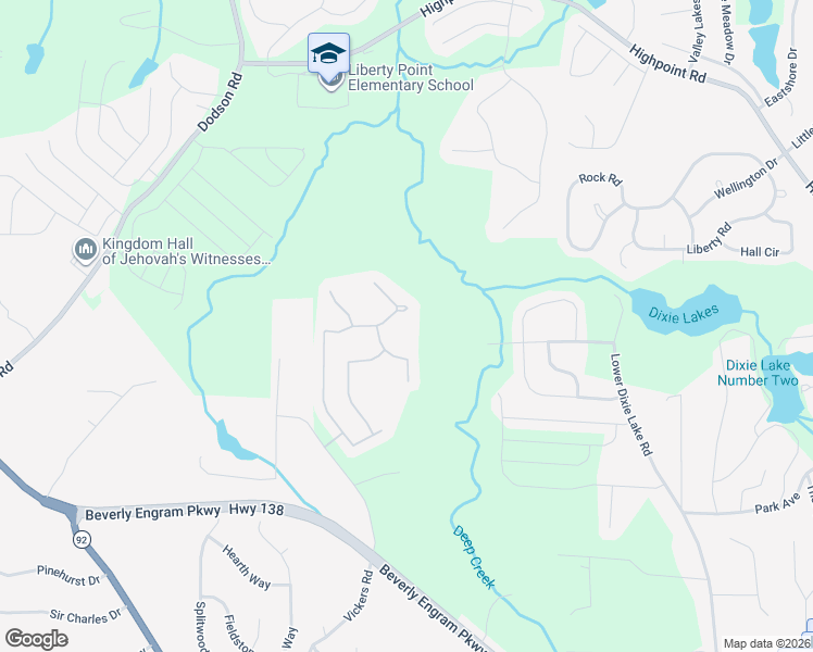 map of restaurants, bars, coffee shops, grocery stores, and more near 215 Redtop Circle in Fairburn