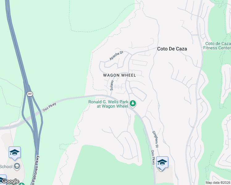 map of restaurants, bars, coffee shops, grocery stores, and more near 22 Mesquite in Trabuco Canyon