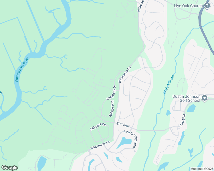 map of restaurants, bars, coffee shops, grocery stores, and more near 113 Creekhaven Drive in Murrells Inlet