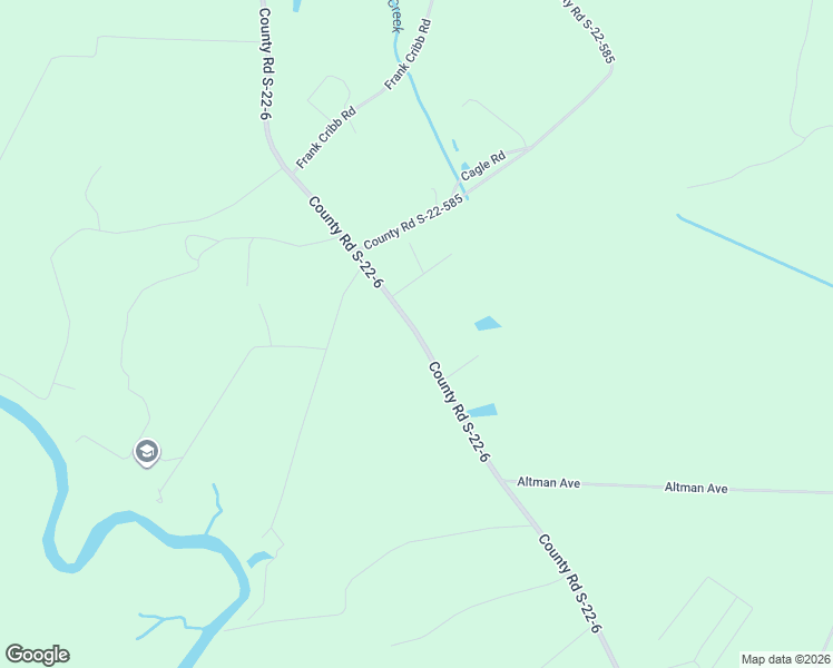 map of restaurants, bars, coffee shops, grocery stores, and more near County Road S-22-6 in Georgetown County