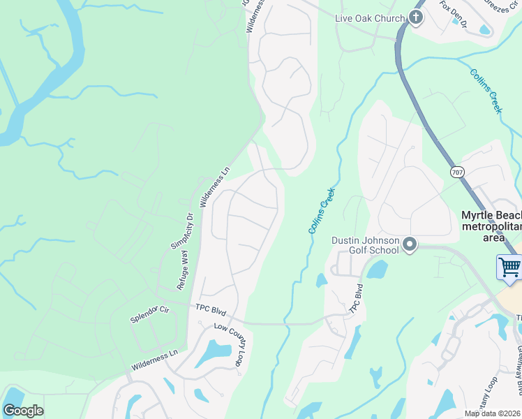map of restaurants, bars, coffee shops, grocery stores, and more near 513 Inverrary Street in Murrells Inlet