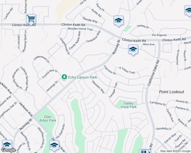 map of restaurants, bars, coffee shops, grocery stores, and more near in Murrieta