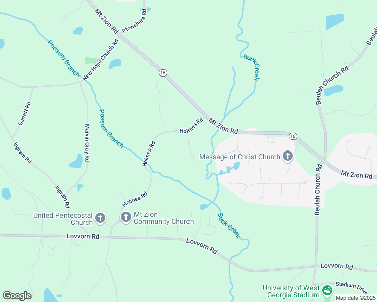 map of restaurants, bars, coffee shops, grocery stores, and more near 45 Buck Creek Drive in Carrollton