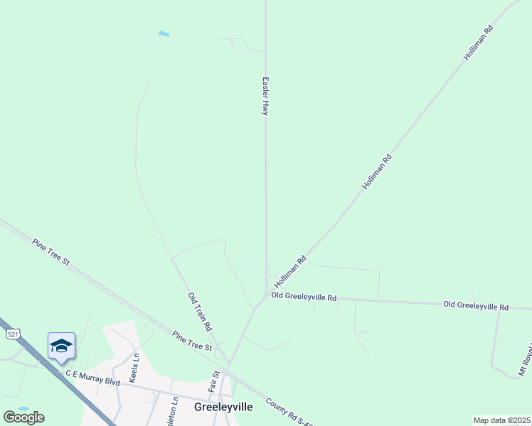 map of restaurants, bars, coffee shops, grocery stores, and more near in Greeleyville