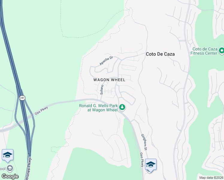 map of restaurants, bars, coffee shops, grocery stores, and more near 5 Raindance Street in Trabuco Canyon