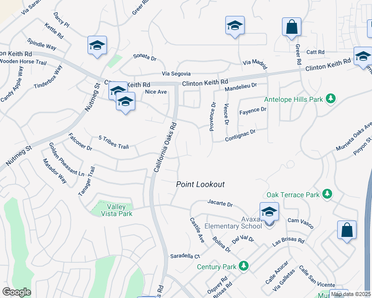 map of restaurants, bars, coffee shops, grocery stores, and more near 39388 San Thomas Court in Murrieta