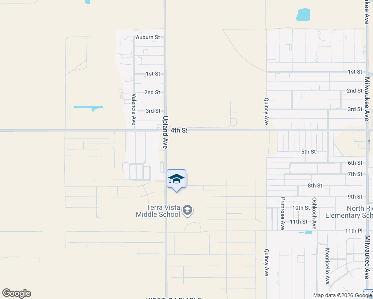 map of restaurants, bars, coffee shops, grocery stores, and more near 7215 4th Street in Lubbock