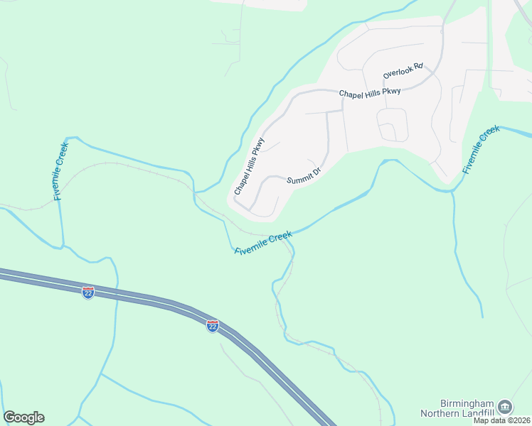map of restaurants, bars, coffee shops, grocery stores, and more near 444 Summit Way in Fultondale