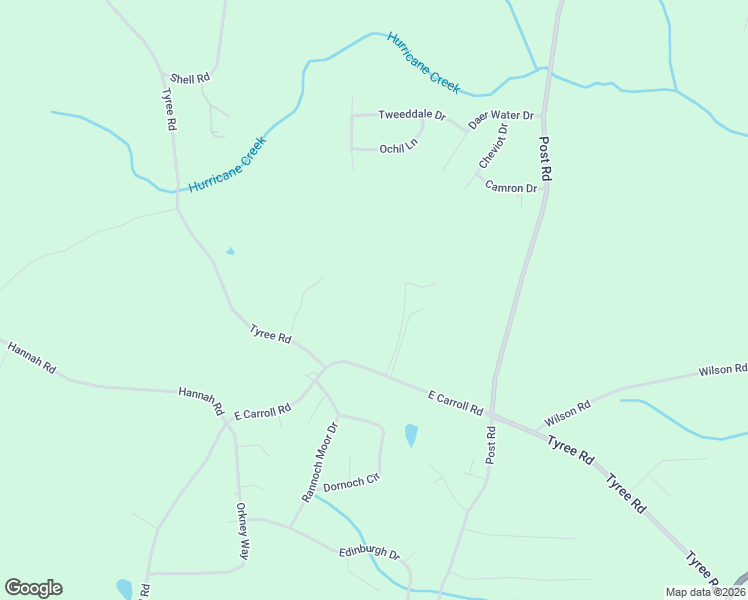 map of restaurants, bars, coffee shops, grocery stores, and more near 8926 East Carroll Road in Winston