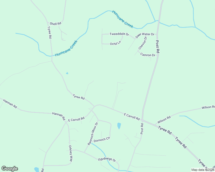 map of restaurants, bars, coffee shops, grocery stores, and more near 8926 East Carroll Road in Winston