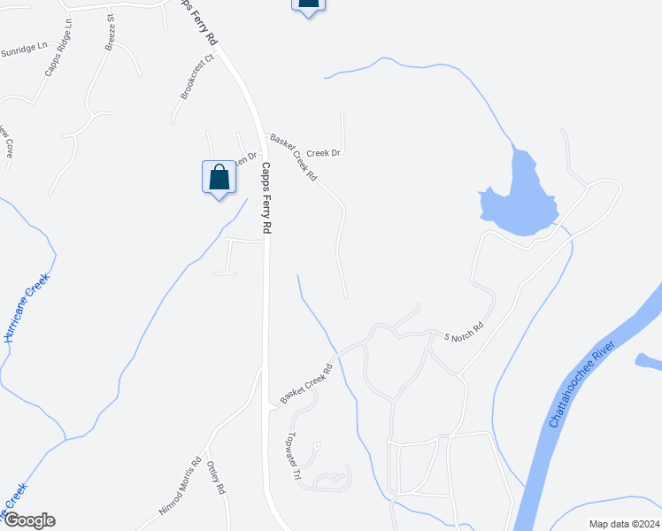 map of restaurants, bars, coffee shops, grocery stores, and more near 7865 Basket Creek Road in Douglasville