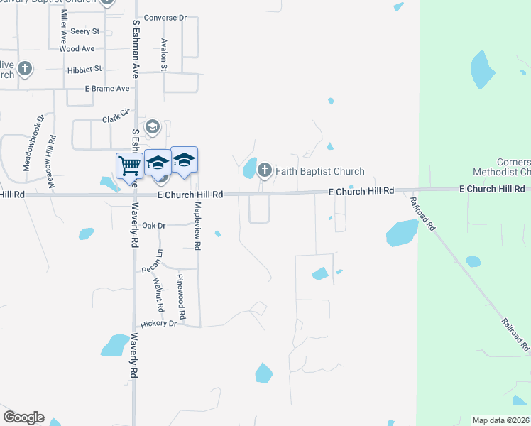 map of restaurants, bars, coffee shops, grocery stores, and more near 1548 Valley Dale Circle in West Point