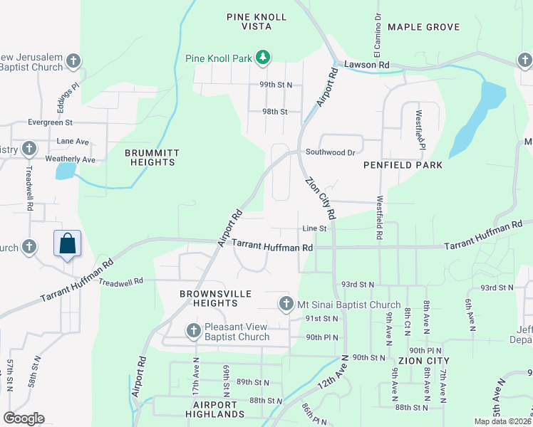 map of restaurants, bars, coffee shops, grocery stores, and more near 1501 Davenport Drive in Birmingham
