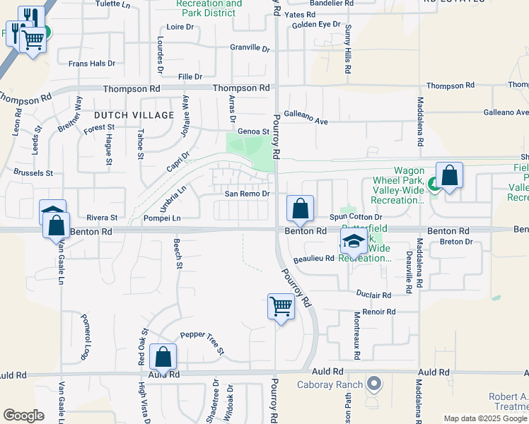 map of restaurants, bars, coffee shops, grocery stores, and more near 36417 Shine Drive in Winchester