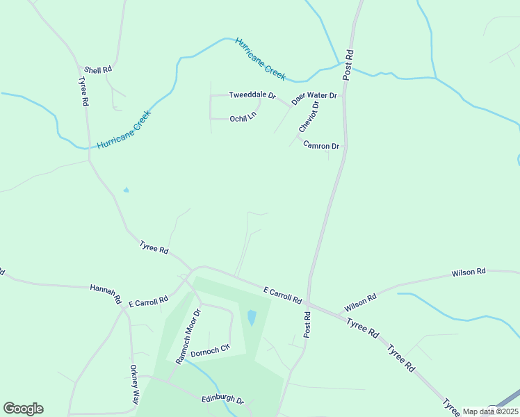 map of restaurants, bars, coffee shops, grocery stores, and more near 8926 East Carroll Road in Douglas County