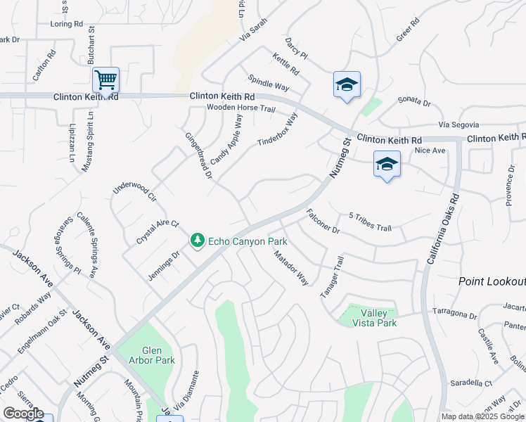 map of restaurants, bars, coffee shops, grocery stores, and more near 23754 Marin Court in Murrieta