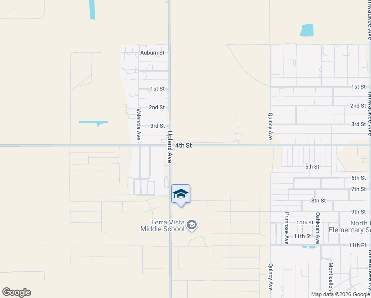 map of restaurants, bars, coffee shops, grocery stores, and more near 7215 4th Street in Lubbock