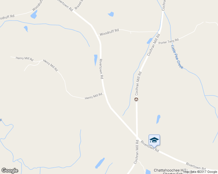 map of restaurants, bars, coffee shops, grocery stores, and more near 9955 RiverTown Road in Fairburn