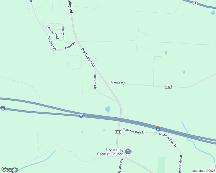 map of restaurants, bars, coffee shops, grocery stores, and more near County Road 114 in Lincoln