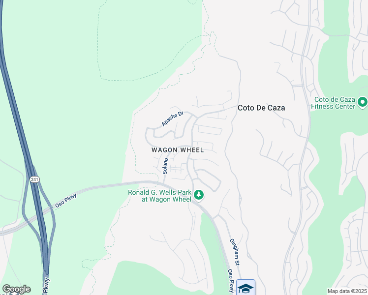 map of restaurants, bars, coffee shops, grocery stores, and more near 18 Mesquite in Trabuco Canyon