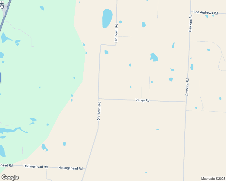 map of restaurants, bars, coffee shops, grocery stores, and more near 2084 Varley Road in Whitesboro