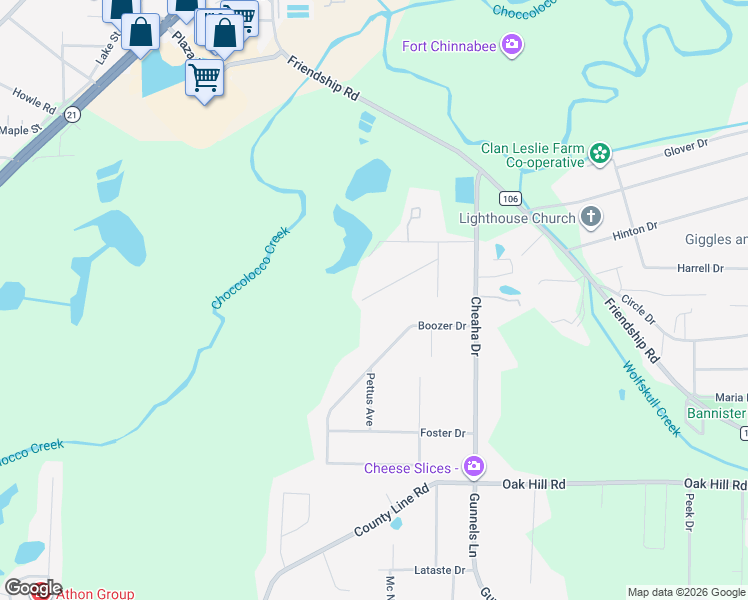 map of restaurants, bars, coffee shops, grocery stores, and more near 905 Edgewood Drive in Oxford