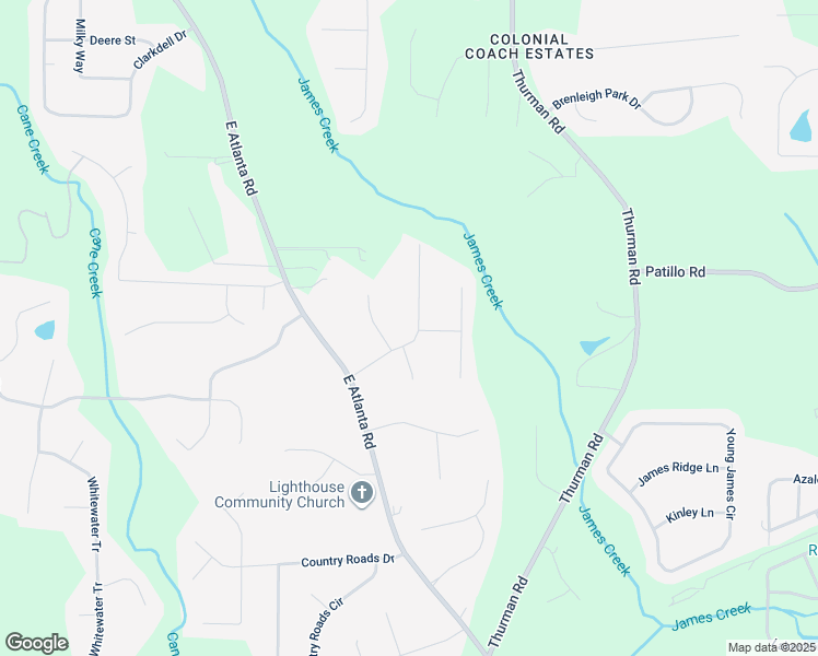 map of restaurants, bars, coffee shops, grocery stores, and more near 216 Glenloch Court in Stockbridge