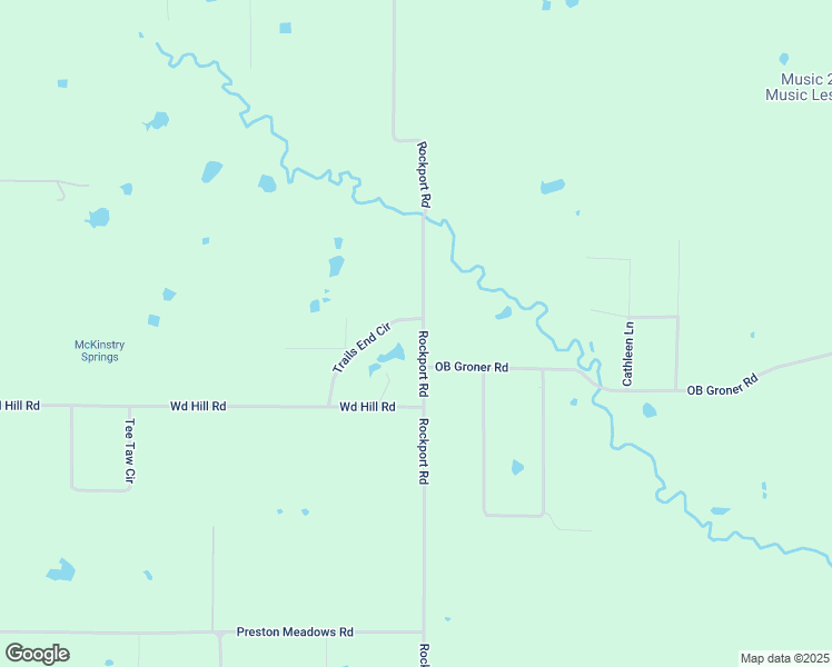 map of restaurants, bars, coffee shops, grocery stores, and more near 290 Trails End Circle in Sherman