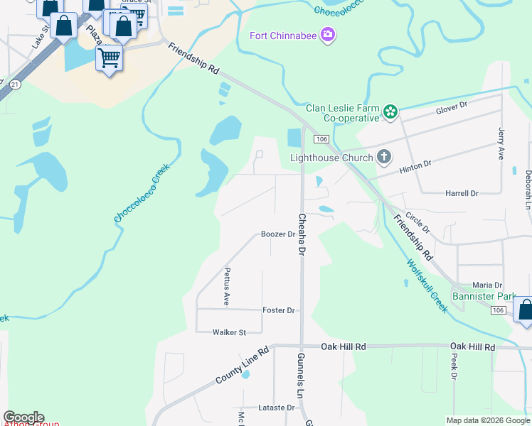 map of restaurants, bars, coffee shops, grocery stores, and more near 1818 Oakdale St in Oxford