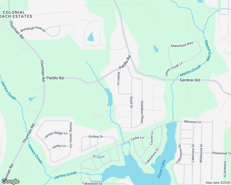 map of restaurants, bars, coffee shops, grocery stores, and more near 222 Robin Lane in Stockbridge