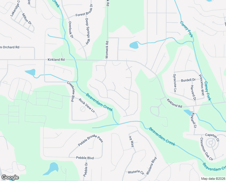 map of restaurants, bars, coffee shops, grocery stores, and more near 115 Champions Lane in Covington