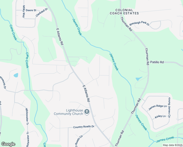 map of restaurants, bars, coffee shops, grocery stores, and more near 216 Glenloch Court in Stockbridge