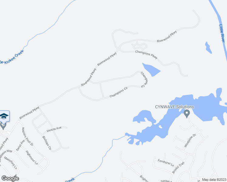 map of restaurants, bars, coffee shops, grocery stores, and more near 1823 Champions Circle in Evans