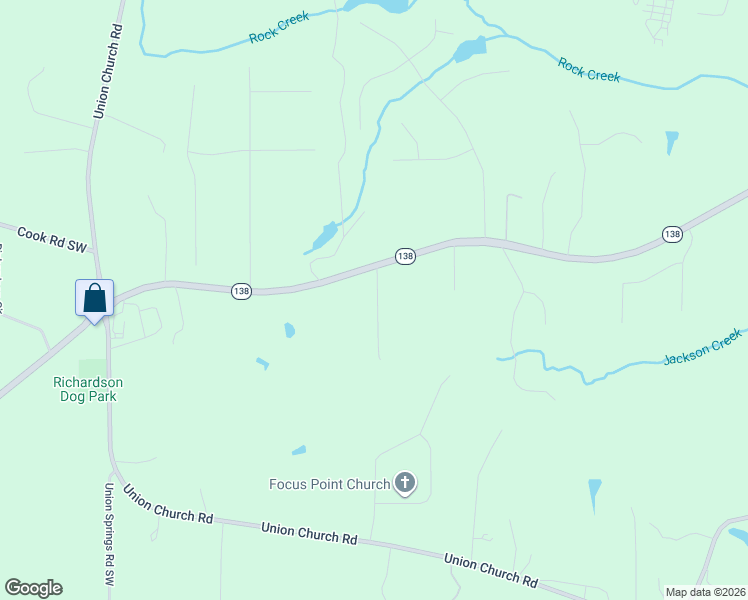 map of restaurants, bars, coffee shops, grocery stores, and more near 3740 Millstream Lane in Stockbridge