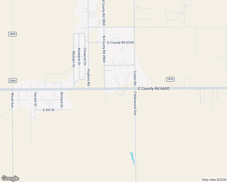 map of restaurants, bars, coffee shops, grocery stores, and more near 5510 East Farm to Market Road 40 in Lubbock