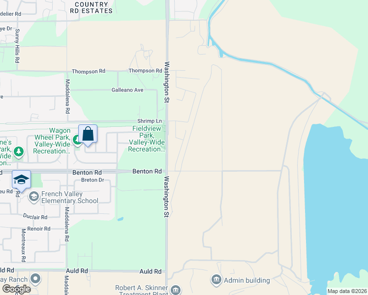 map of restaurants, bars, coffee shops, grocery stores, and more near 36410 Flint Drive in Winchester