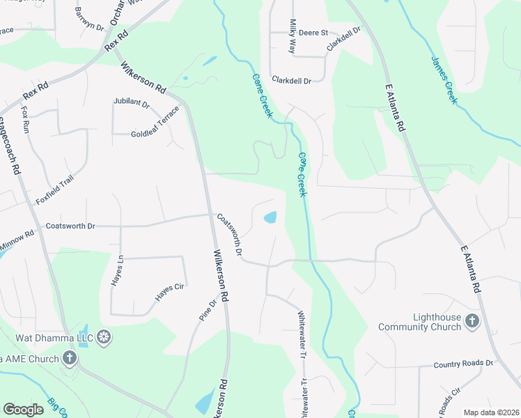 map of restaurants, bars, coffee shops, grocery stores, and more near 4559 Adams Court in Rex