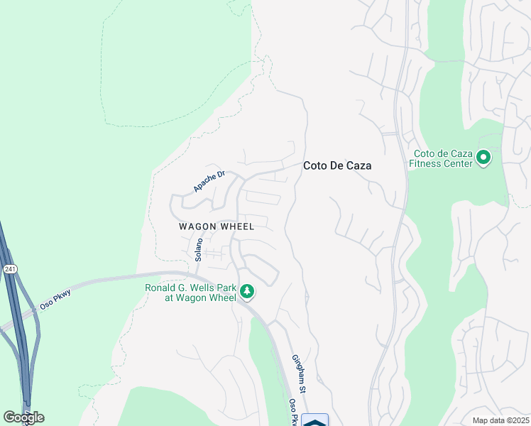 map of restaurants, bars, coffee shops, grocery stores, and more near 23 Longhorn Street in Trabuco Canyon