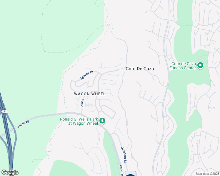 map of restaurants, bars, coffee shops, grocery stores, and more near 23 Longhorn Street in Trabuco Canyon