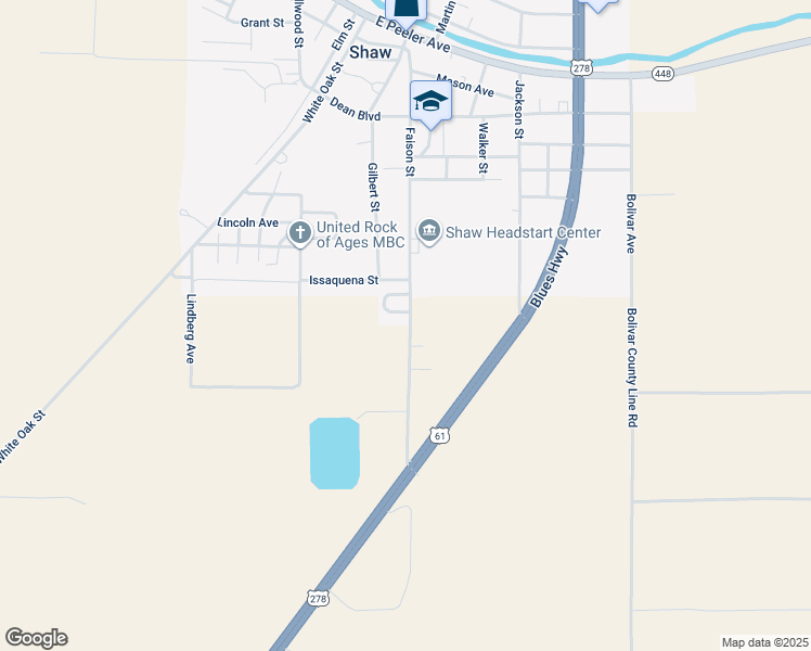 map of restaurants, bars, coffee shops, grocery stores, and more near in Shaw