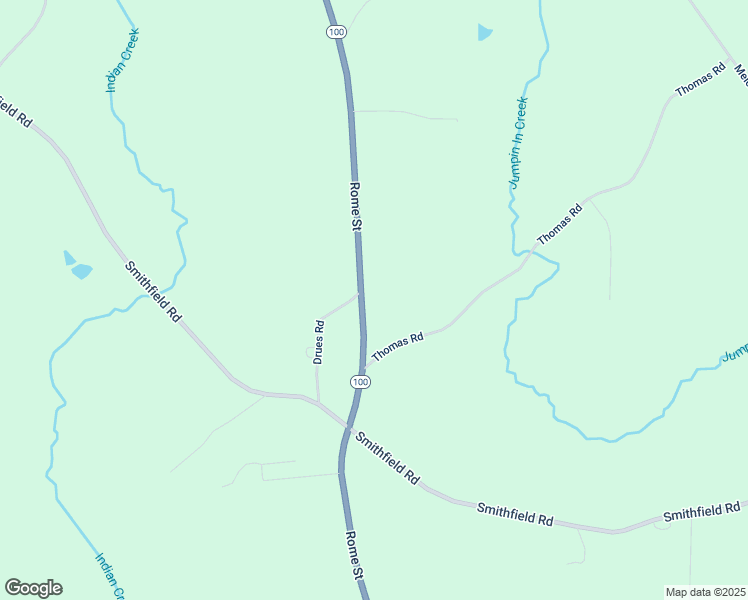 map of restaurants, bars, coffee shops, grocery stores, and more near 1795 Georgia 100 in Bowdon