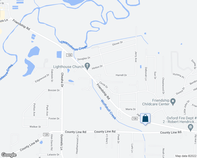 map of restaurants, bars, coffee shops, grocery stores, and more near 19 Skylar Court in Oxford