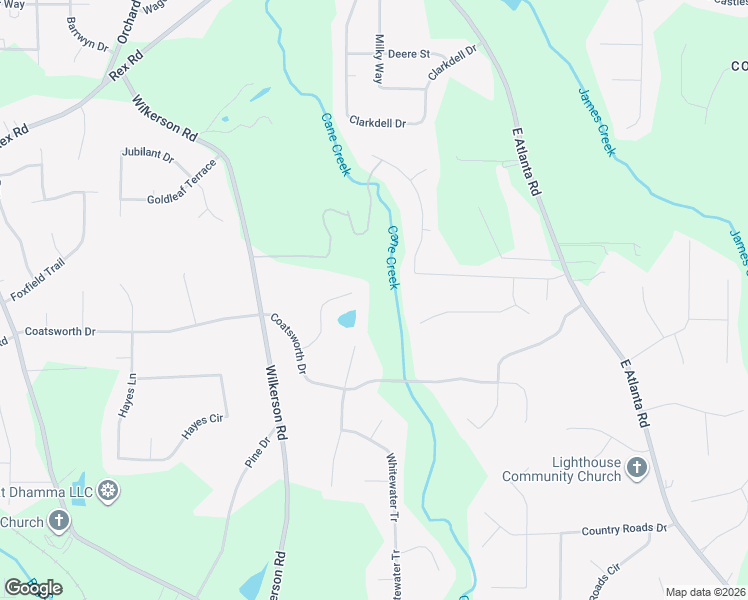 map of restaurants, bars, coffee shops, grocery stores, and more near 4579 Adams Court in Rex